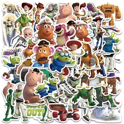 50pcs Disney Toy Story Stickers Cartoon Cute Buzz Lightyear Alien Graffiti decalcomanie per Kid Laptop Scrapbook bagagli diario Sticker