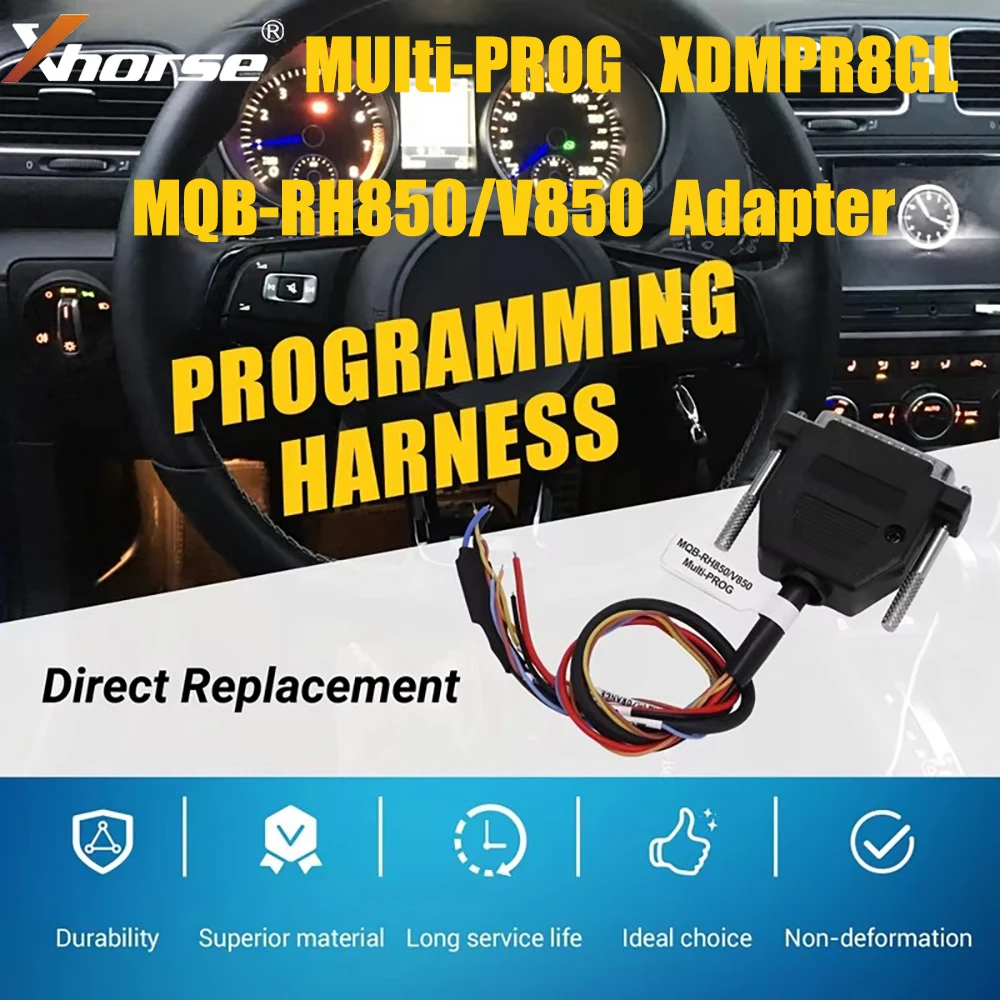 

Адаптер XHORSE XDMPR8GL MQB RH850/V850, используемый вместе с программатором Xhorse Multi-Prog Multi Prog ECU TCU