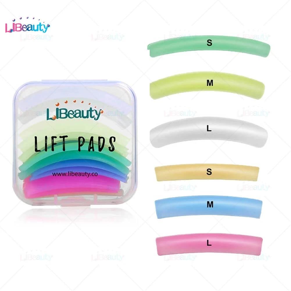 Libeauty 6 París C y L CURL silicona pestañas permanente almohadillas pestañas varilla escudo levantamiento 3D rizador de pestañas accesorios herramientas de maquillaje