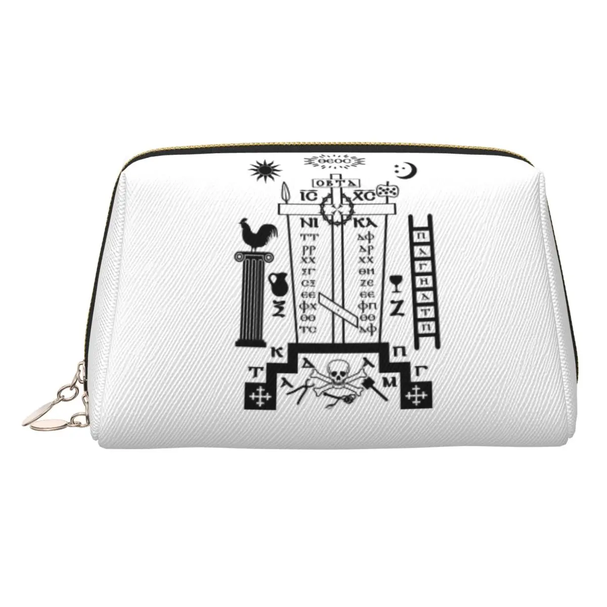 

Calvary Cross Of Russian Orthodox Church Women Cosmetic Bags Travel Makeup Organizer Pouch Toiletry Storage Dopp Kit Box