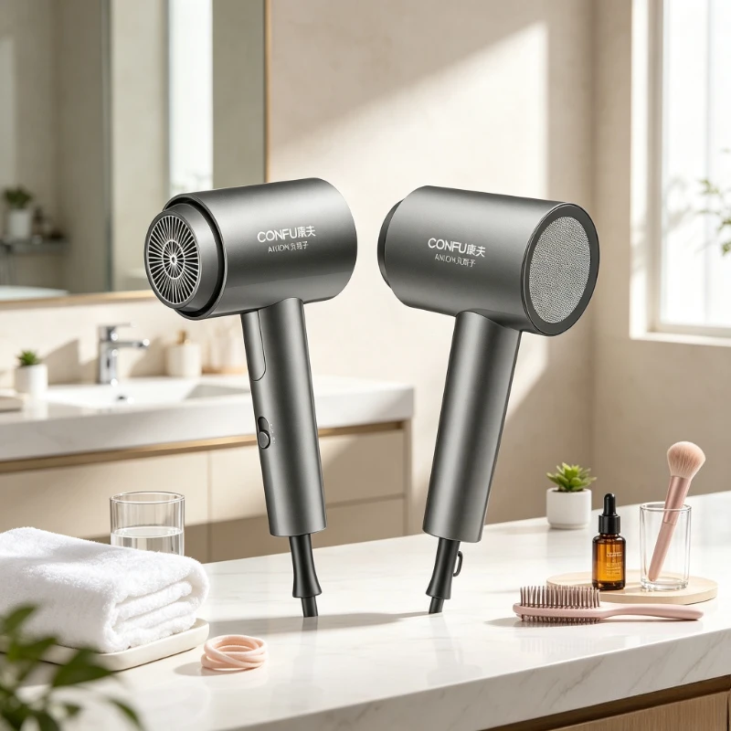 Hair Dryer 1600W 26m/s High Speed 21000RPM Foldable 350g Negative Ion Blow Dryer for Home Travel Salon Daily Use 헤어 드라이어