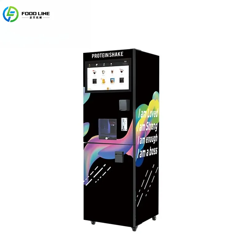 Customized Protein Shake Vending Machine Touch Screen Multi-Payment 24H Self-Service Fitness Equipment
