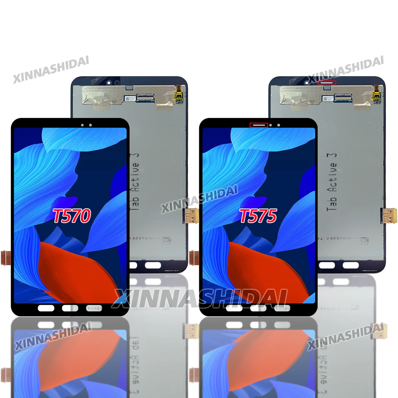 Nuovo Per Samsung T570 T575 LCD Touch Screen Digitizer Assembly Parte di Riparazione Per Samsung Galaxy Tab Active3 3rd Gen 2020 LCD