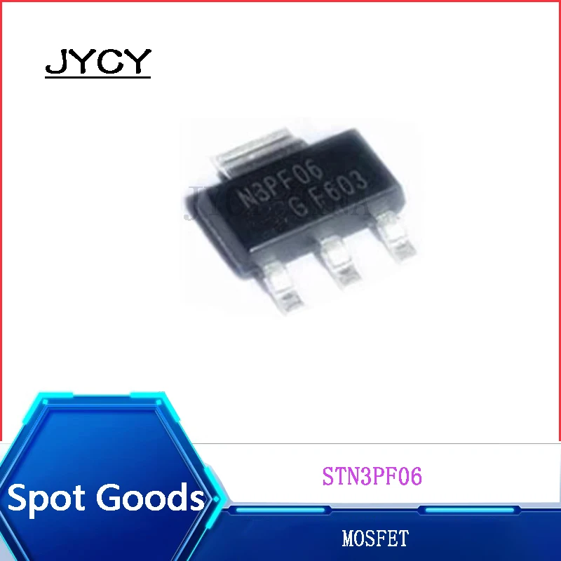 5PCS/lote STN3PF06 Brand new and original N3PF06 3A 60V MOSFET SOT223