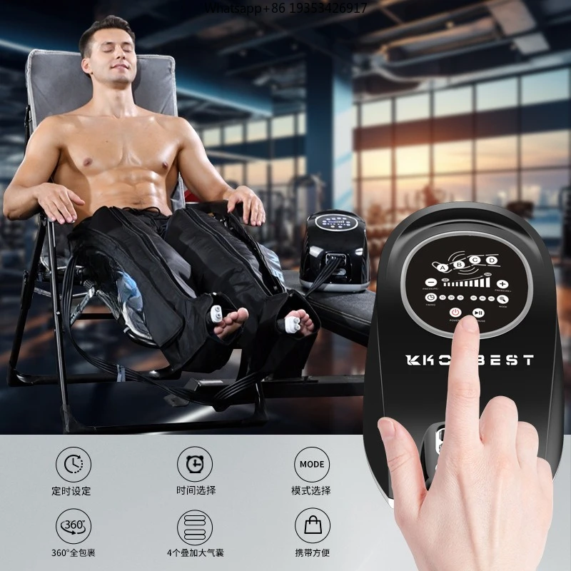 Four Cavity Air Wave Leg Pressure Massager for Relaxation Muscle Movement Recovery Airbag Leg Massager