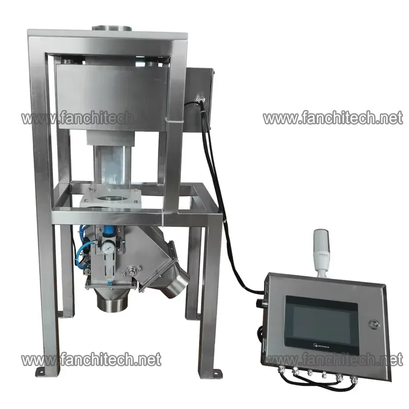 Gravity Feed Metal Detector for Powder and Granule Products | Free Fall Metal Detection System for Flour Sugar Spice Coffee
