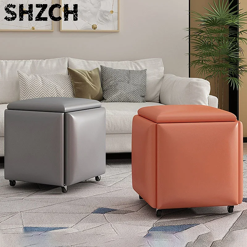 Nordic 5 in 1 Sofa Soft Stool Creative Home Rubik Cube Folding Multifunctional Furniture