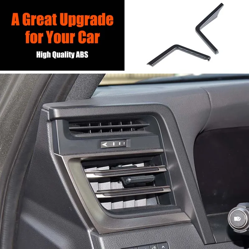 

For Lexus GX 2024+ABS carbon fiber car dashboard side air outlet decoration parts interior decoration stickers car accessories