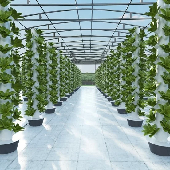 2024 Comercial Aeroponic Tower Garden Greenhouse Vertical Hydroponic Growing Systems farming for home use home