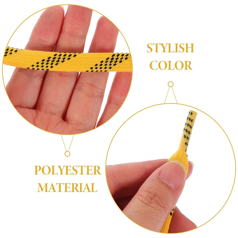 A64T-Hockey Skate Laces Hockey Laces Wide Ice Skate Lace Strap Ice Hockey Skate Accessories For Ice Hockey