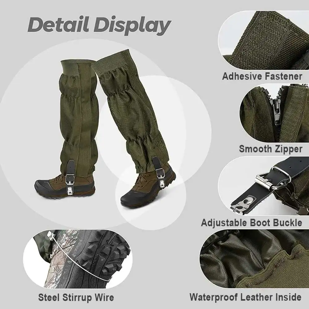 Outdoor Waterproof Leg Gaiters Jungle Anti-snake Thorns-proof Leggings Leg Protector Covers