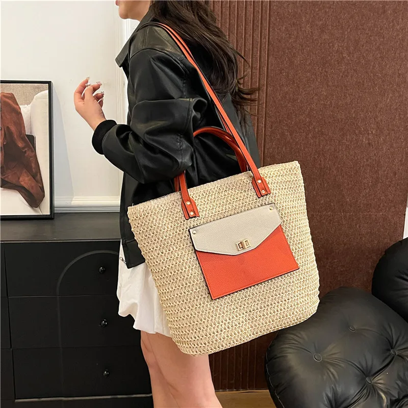 2025 New Luxury Design Handbag for Women, A Woven Single-shoulder Women's Crossbody Tote Bag with A Sense of Sophistication