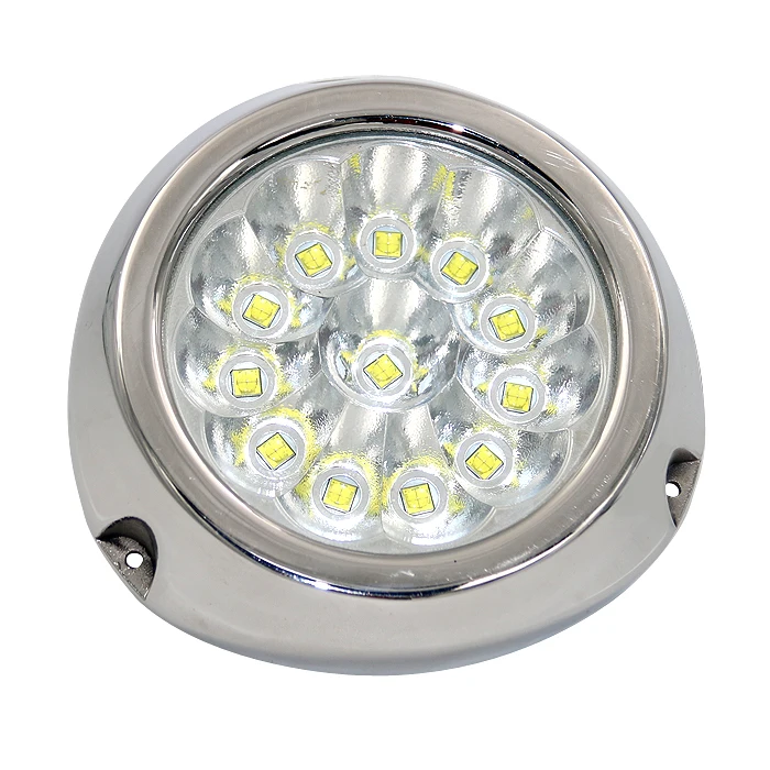 

LED Underwater Boat Light 316 Stainless Steel Surface Mount Transom Light For Boat Yacht Cruise Ships Pontoon