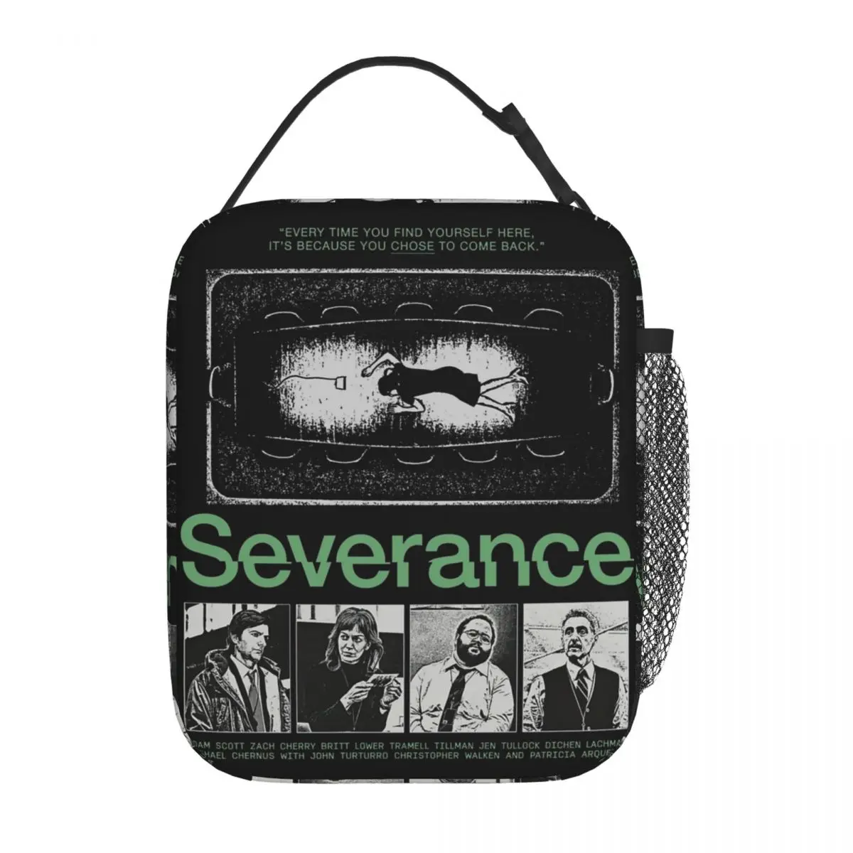 

Lumon Industries Severance Accessories Insulated Lunch Bags For Travel TV show Food Box Reusable Thermal Cooler Lunch Boxes