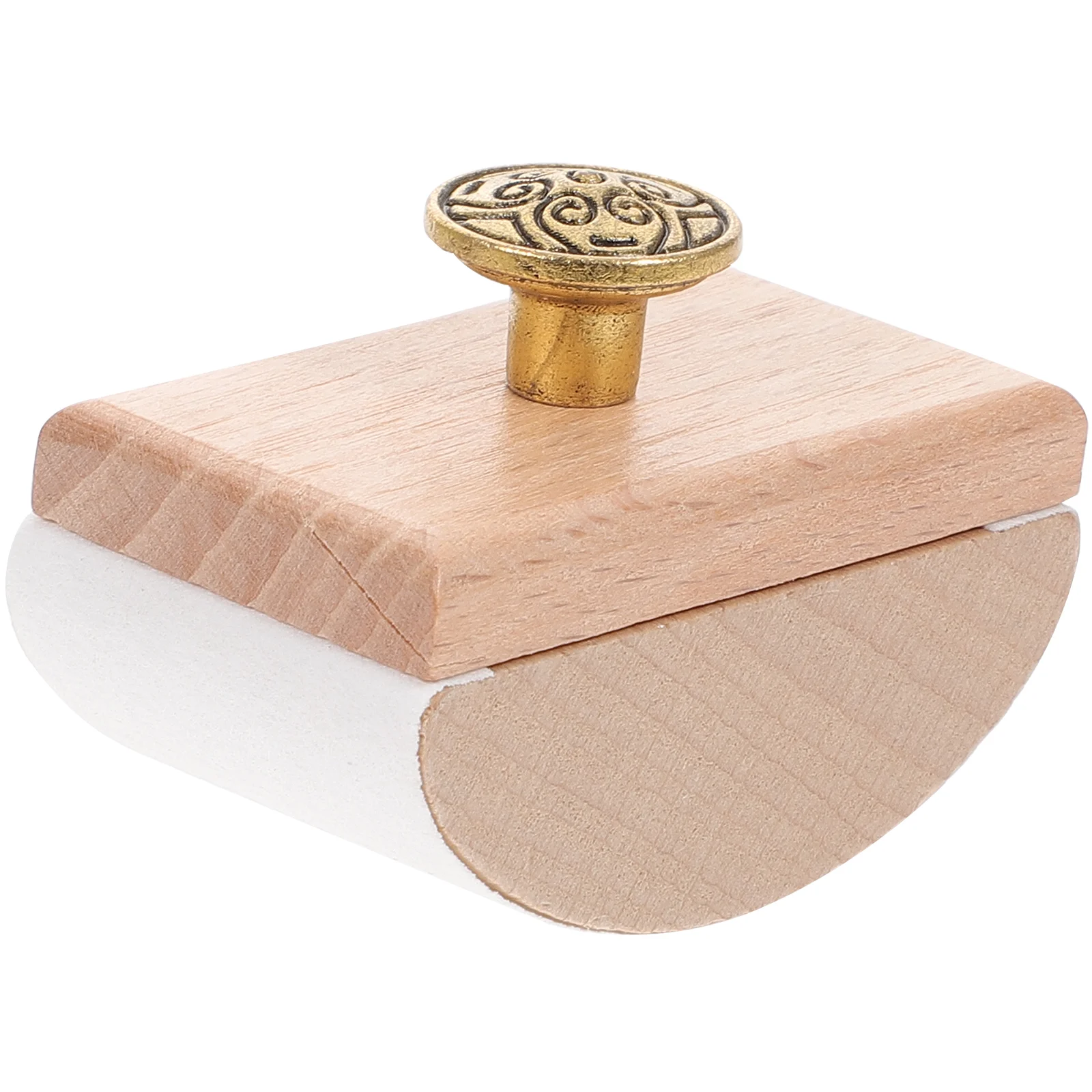 

Portable Ink Absorber Student Working Desk Tools Wooden Writing Office Rocker Blotter
