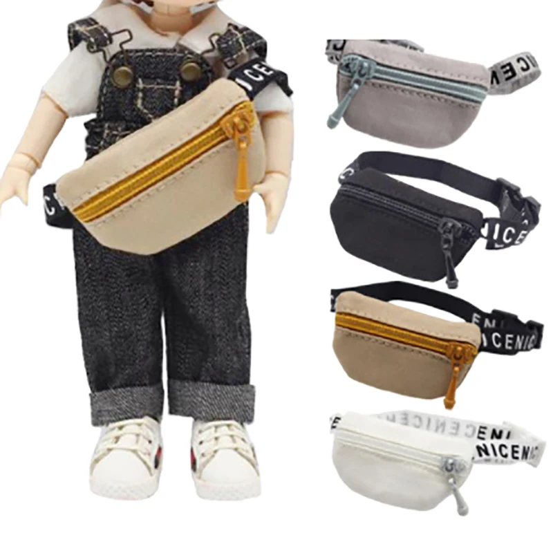 1/6 1/8 1/12 Puppen Tasche DIY Puppe Spielzeug Rucksack für handgemachte Gürteltasche Zubehör