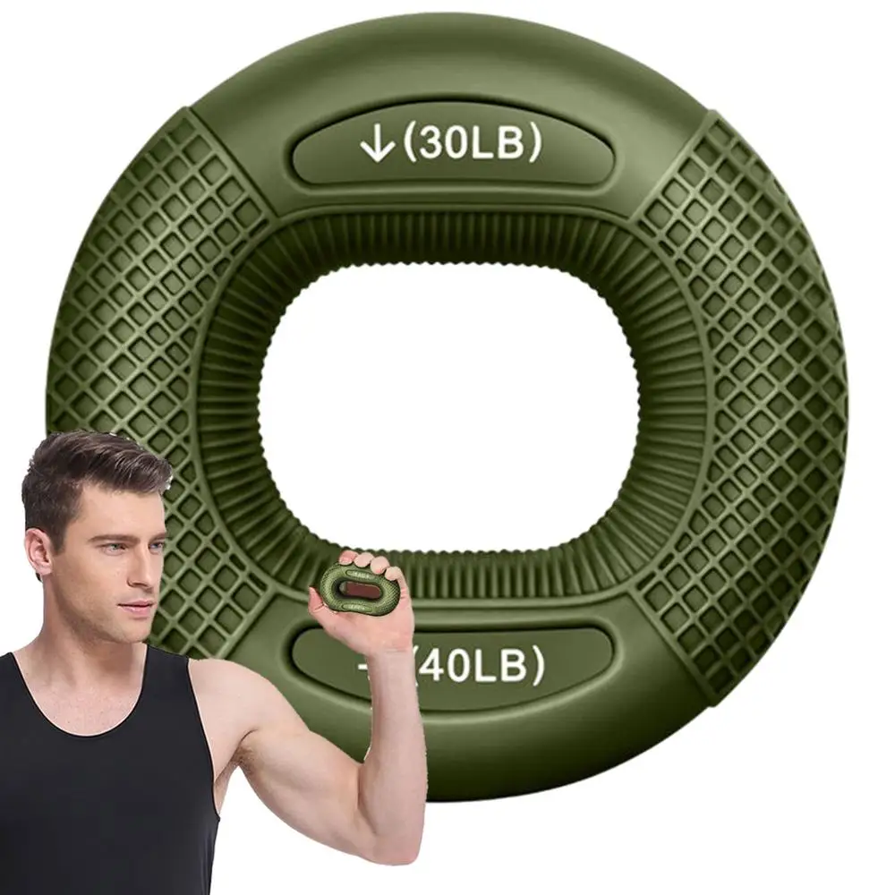 Silikon Finger Greifer Ring Hand Muskel Stärker Ring Handgelenk Finger Trainer Übung Karpaltunnelsyndrom Expander Workout Fitness Gerät
