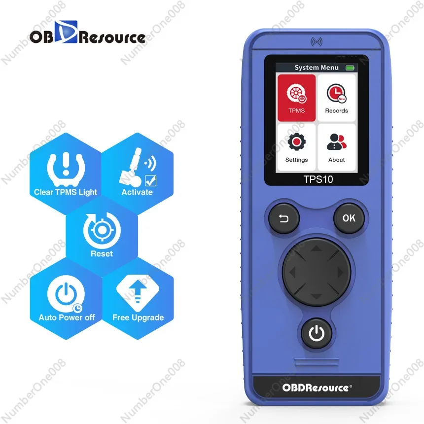 

OBDResource TPS10 Комплексный сброс давления в шинах Оборудование для обучения давлению в шинах EL50448