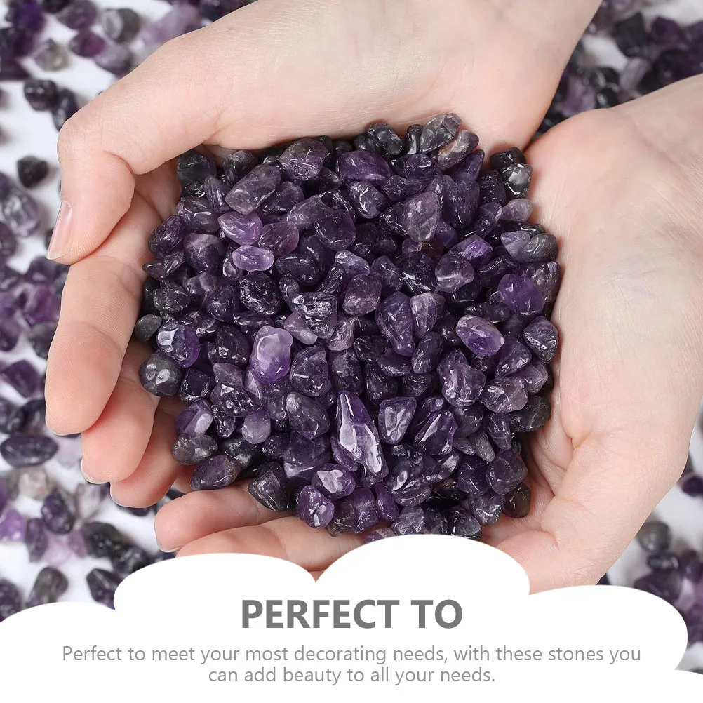 

1 set 1 Set Aquarium Stones Crystal Gravel Natural Safe Resin Vase Filler Fish Tank Pond Decorative Rocks Simple Diy Garden Vase