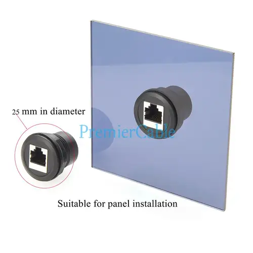 Profinet RJ45 Ethercat Cable Profinet RJ45 Cat5e Ethernet Adapter RJ45 Female to Female Panel Mount Connector RJ45 Socket Extend - Image 3
