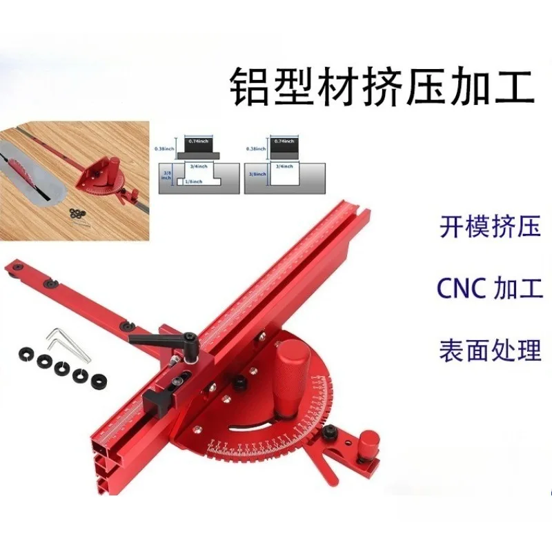 Woodworking Fence T-Track Guide Rail Stop Push Stick Router Table Modification Workbench Stabilizing Tool