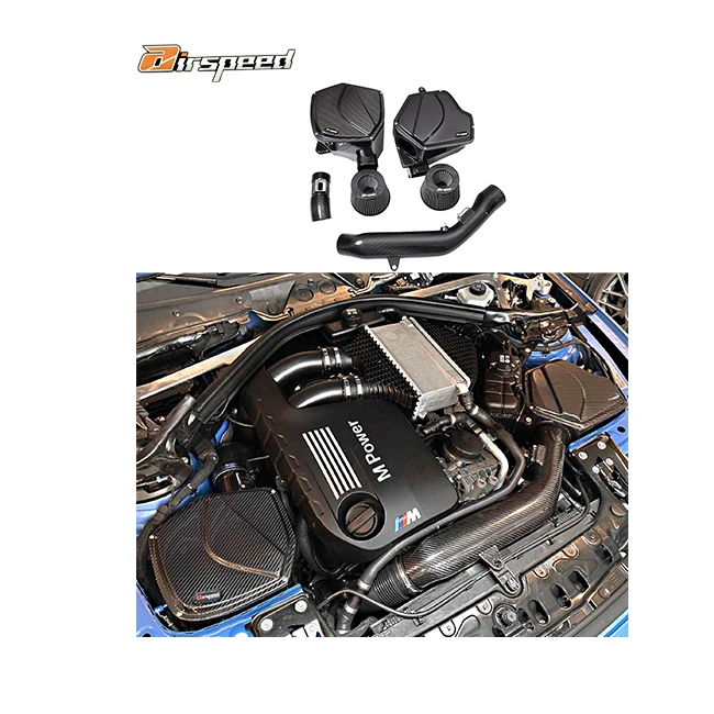 

Airspeed M2C Competition for BMW F87 M3 F80 M4 F82 S55 3.0T Real Car Data Development Dry Carbon Fiber Cold Air Intake System