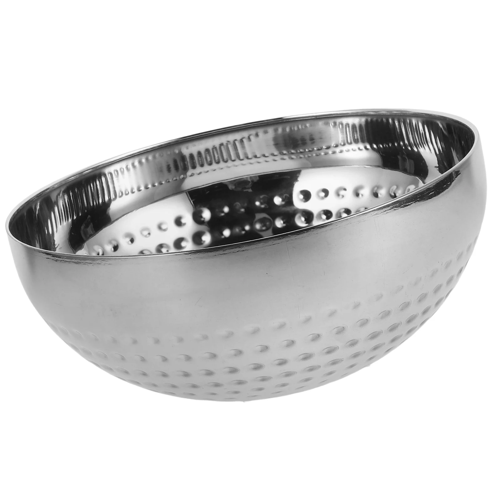 

Hammered Salad Bowl Decorative Mixing Bowls for Kitchen Big Cooking Stainless Steel Candy Canister