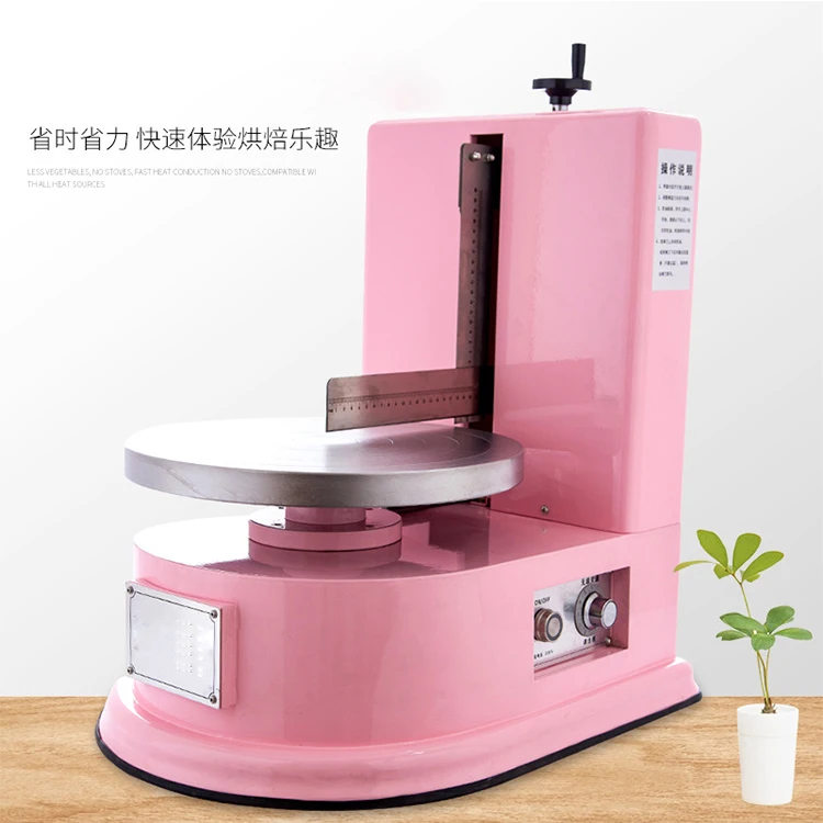 Hot Sale Cake Smoothing Coating Machine Cake Bread Ice Cream Smearing Spreading Machine