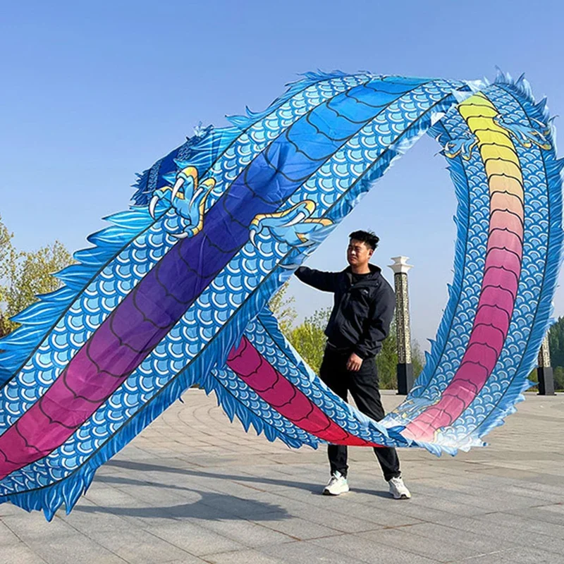 New 8/10/12 Meter Dragon Dance Stage Performance Outdoor Fitness 3D Dragon Dance Inflatable Toys Easy To Operate Holiday Gifts