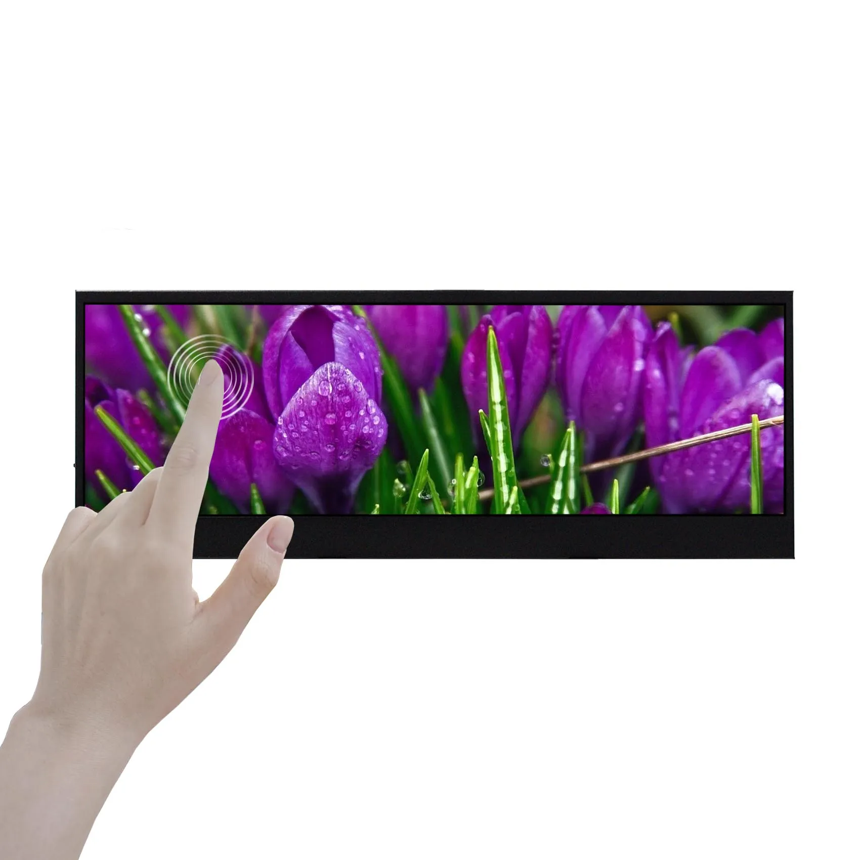 

14" 4K 3840x1100 Touch LCD Monitor Type C DP Video Port,Dual Speaker