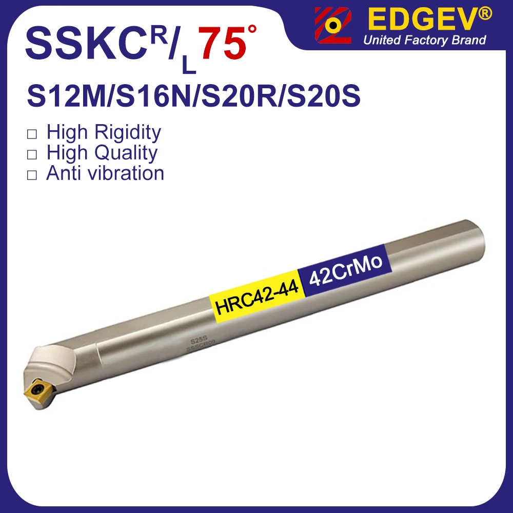 

S12M S20R S25S SSKCR09 SSKCL09 SSKCR12 internal turning tool SSKCR SSKCL inner diameter boring bar SCMT SCGT CNC lathe holder