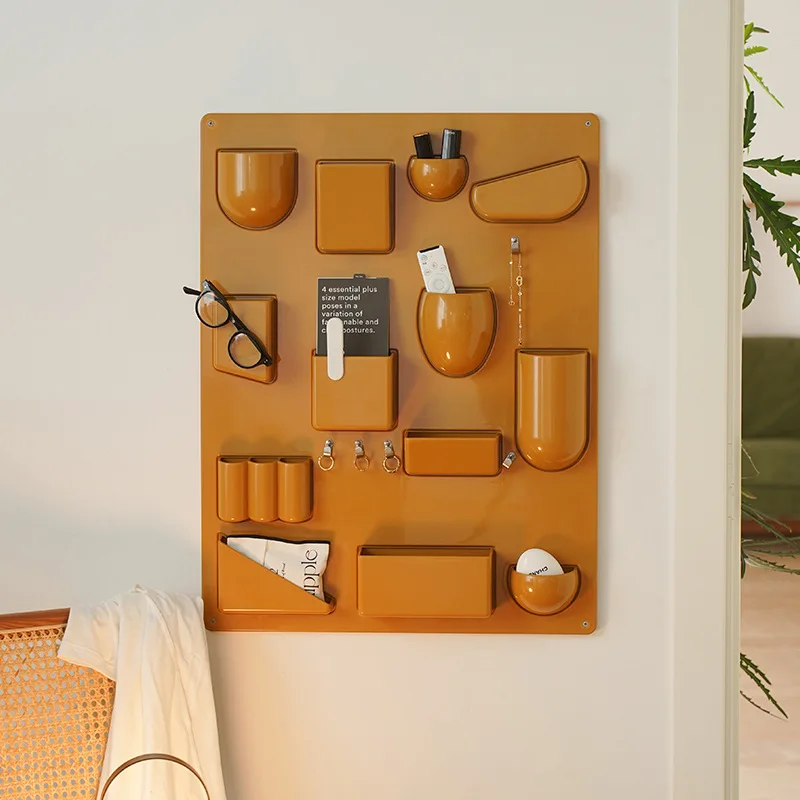 Internet celebrities ins wind wall storage rack desktop storage pen insert Nordic door entrance creative wall decoration props
