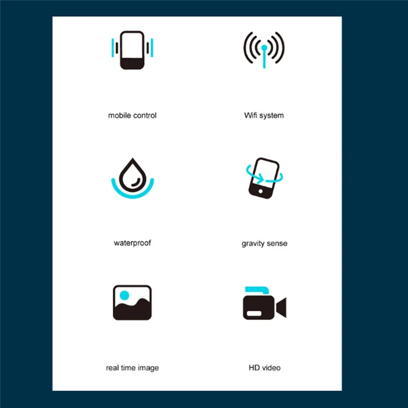 ABWE-RC เรือดําน้ําพร้อม APP WIFI กล้องส่งสัญญาณแบบเรียลไทม์กล้อง HD ใต้น้ําหกทางรีโมทคอนโทรลเรือกลางแจ้ง
