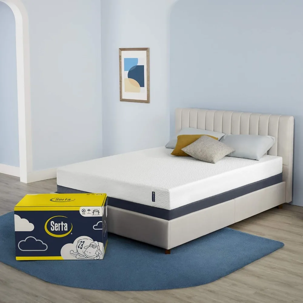 

ng Gel Memory Foam Mattress, Twin Size, Medium-Firm, Supportive, CertiPur-US Certified, 100-Night Trial - for Ewe, White