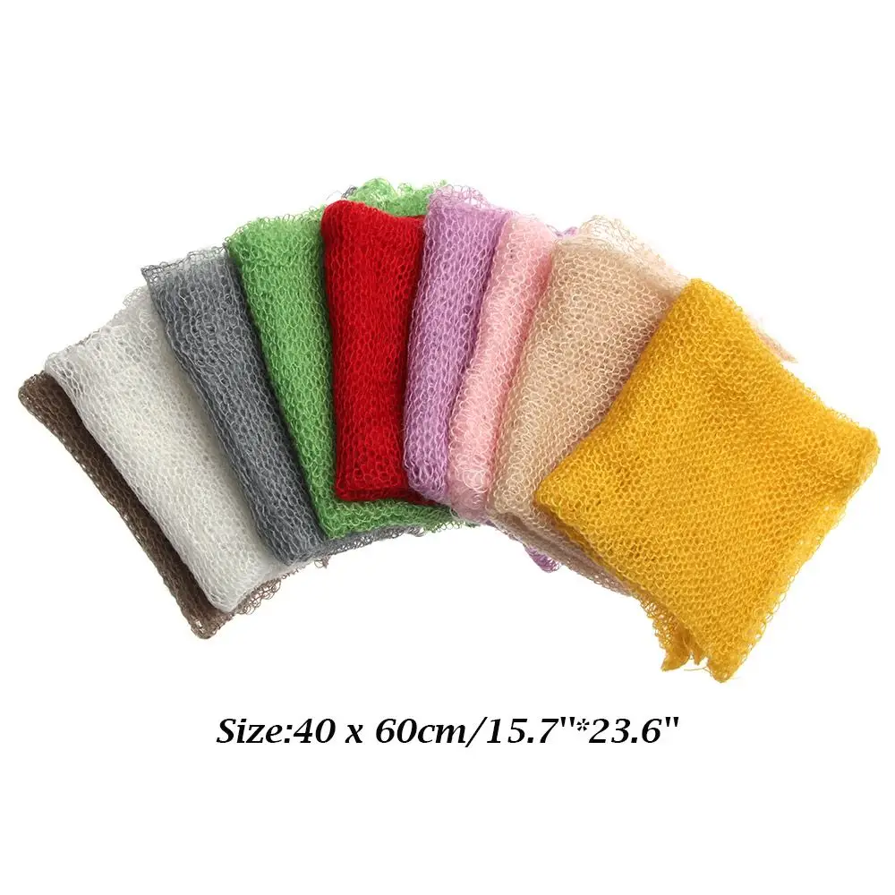 Baby Photography Props Blanket Wraps Stretch Knit Wrap Newborn Photo Wraps