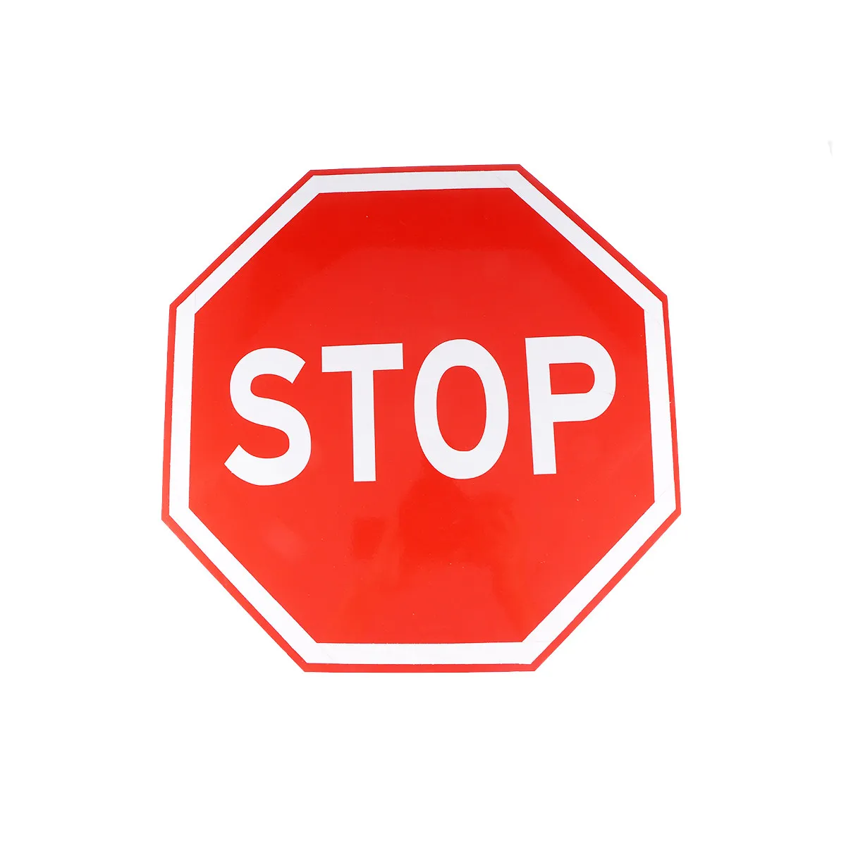 Aluminum Stop Sign Red Octagon Traffic Regulatory Safety Sign for Indoor Outdoor Applications Wall Decoration Cafe Bar Hotel