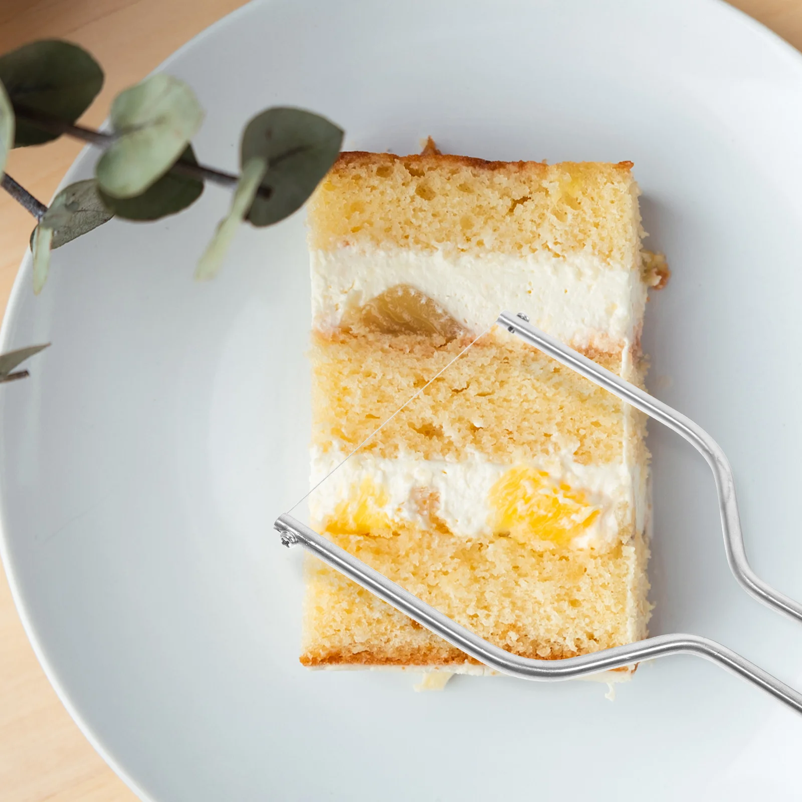 

Slicer Stainless Steel Cake Butter Cutting Tool Kitchen Cheese Wire Cutter Multi-Functional Cheese Slicers Handheld Butter