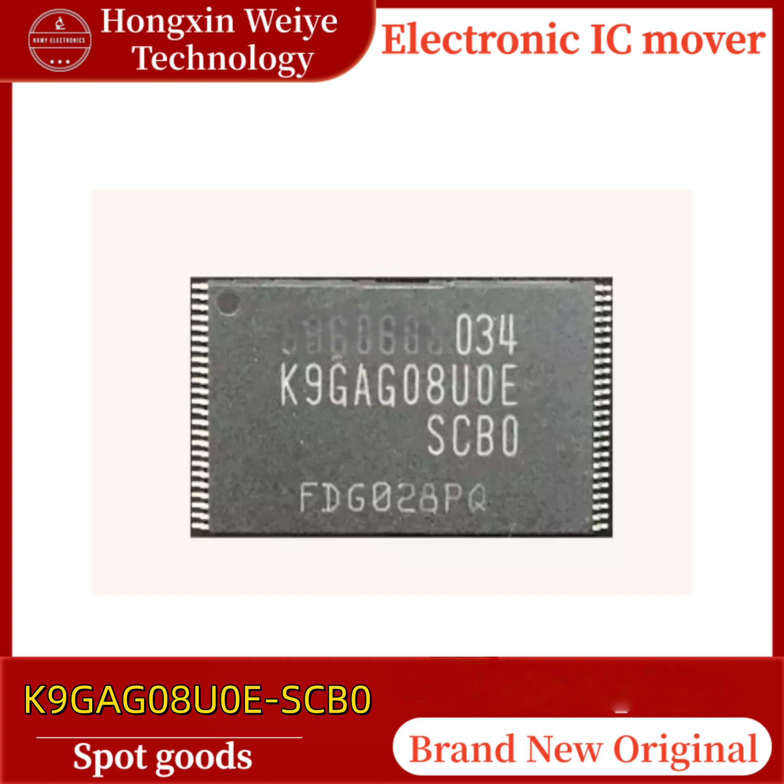 5/10 PCS K9GAG08U0E-SCB0 TSOP-48 Flash Memory IC Brand New In Stock Free Shipping