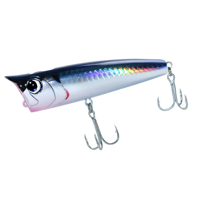 DUODUOYU 1PCS Big Topwater Popper Fishing Lure  30g 110mm  Trolling  Bubble Artificial Hard Baits High Fishing Tackle