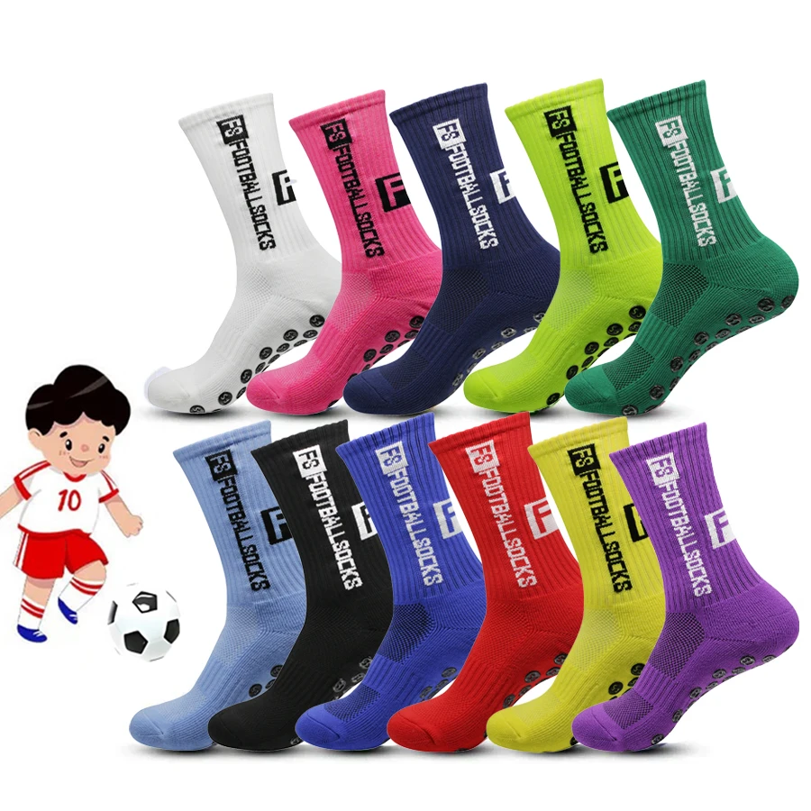 

1 Pair/3 Pairs Teenager Men and Women Football Socks Anti-slip Sports Socks for Football Basketball