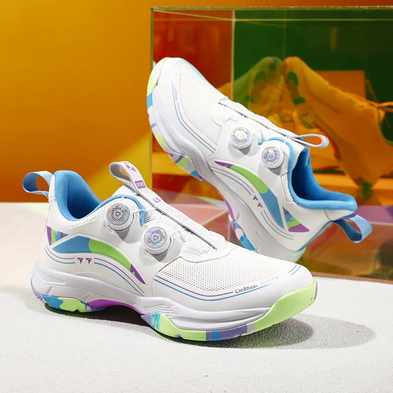 

Classic Brand Professional Table Tennis Shoe Top Quality Wearable Badminton Gym Shoe Comfortable Quick Lacing Indoor Court Shoe