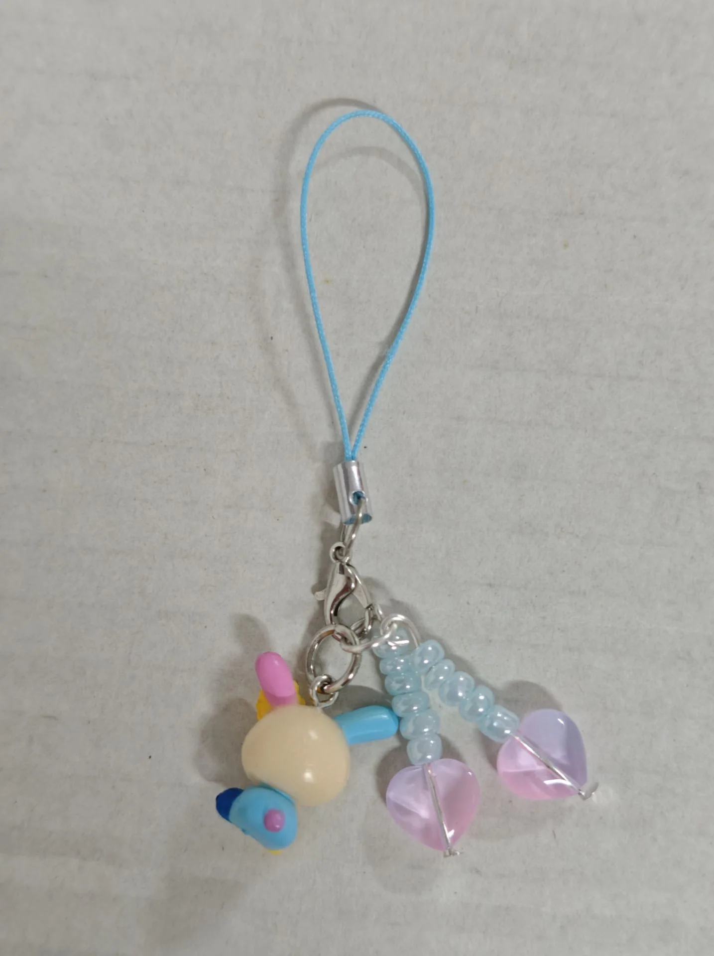 Bonito usahana cereja contas cinta grânulo chaveiro mascote chaveiro titular do telefone móvel corrente saco pingente brinquedo presentes