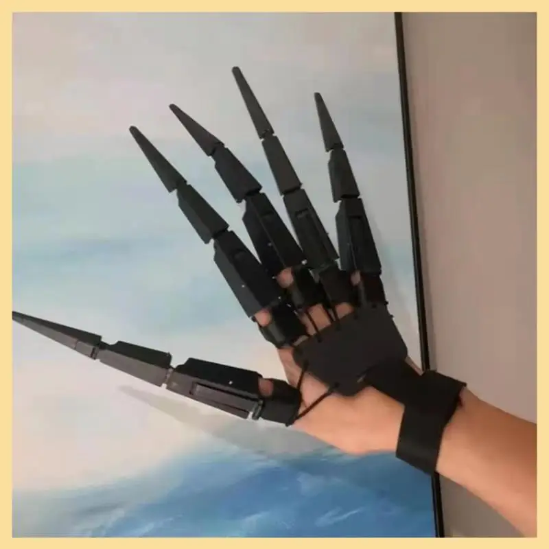 

GOOD-Halloween Articulated Fingers Scarry Fake Fingers Skeleton Hands Realistic Horror Ghost Claw Props Cosplay Gear Finger Dura