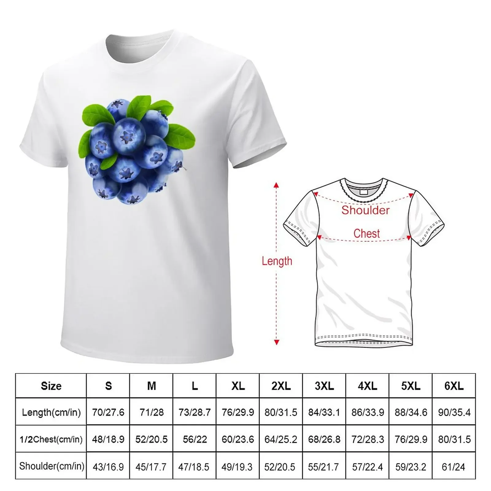 Blueberries T-Shirt animal prinfor boys blacks for a boy plain white t shirts men