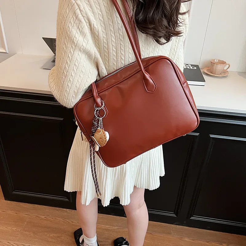 

2025 New Vintage Shoulder Bag for Women, Retro Casual Crossbody Purse, Fashionable Top Handle Handbag, High Quality & Stylish