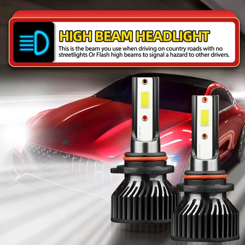 Imagen 2 del producto 2/4 Uds bombilla Led para faros Turbo Canbus 12v 180W de alta potencia para Toyota Tundra 2007 2008 2009 2010 2011 2012 2013
