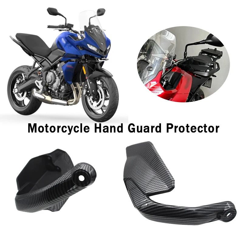 

Motorcycle Carbon Handguard For TRIDENT660 Tiger Sport 660 TIGER660 2022 2023 Hand Guard Handle Protector Handlebar Protector