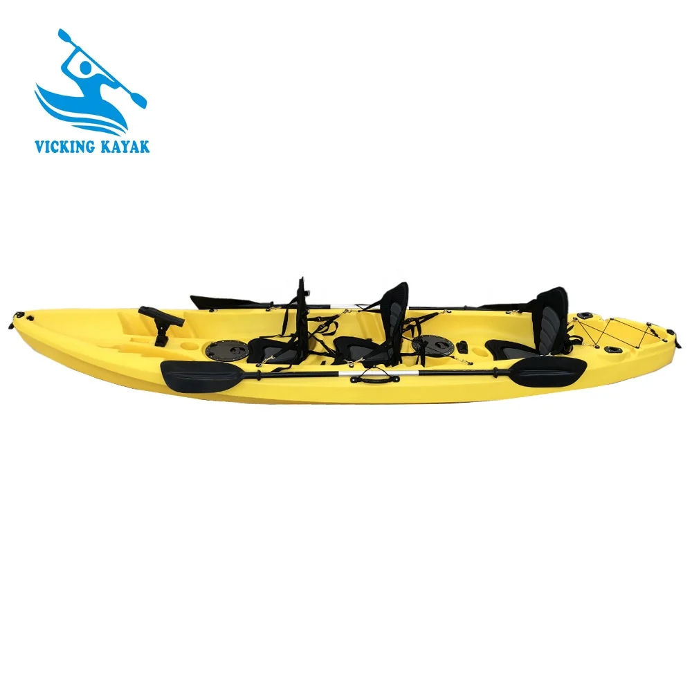 Vicking Rotomolded Tandem Kayak Family Sit on Top 2 Person 3 Person Fishing Kayak for Sale