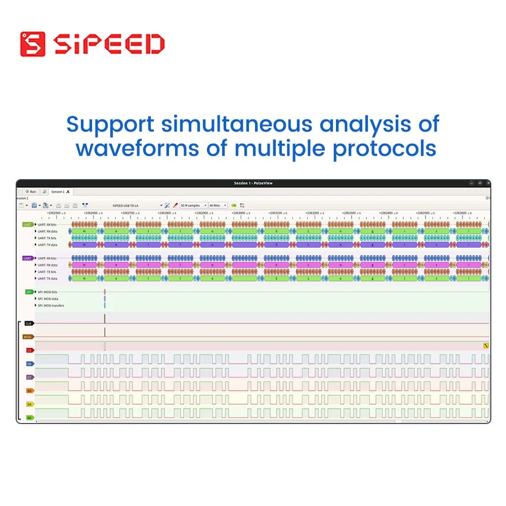 Sipeed SLogic Combo 8 Logic Analyzer  DAPLink CKLink Debugger Tool