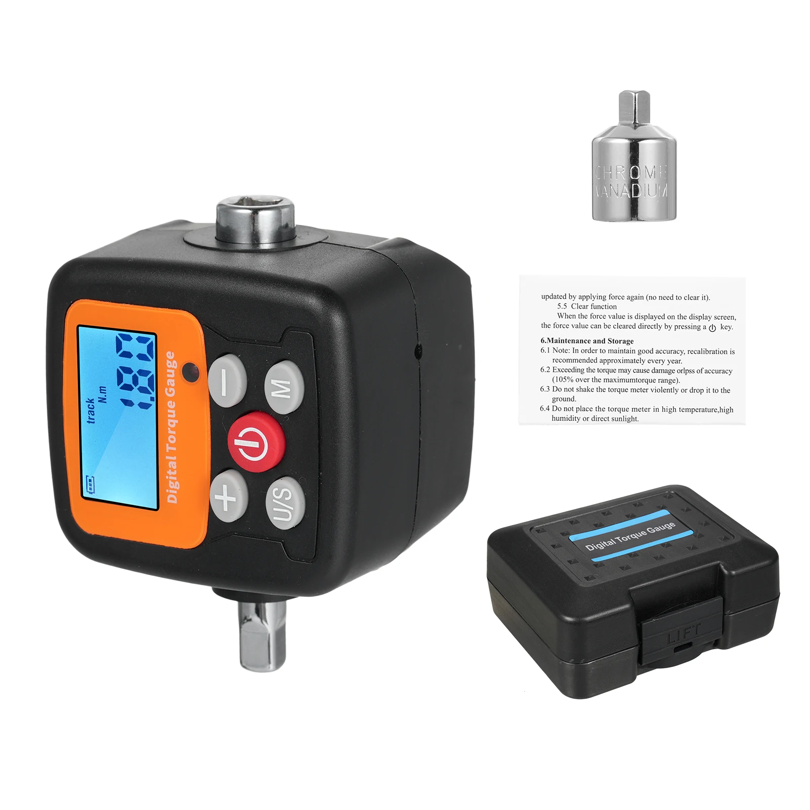 مقياس عزم الدوران الرقمي ، جهاز اختبار عزم الدوران ، مفتاح الربط الإلكتروني ، الفحص ، السيارة ، أدوات إصلاح الدراجات ، مقياس عزم الدوران ،-من من من.